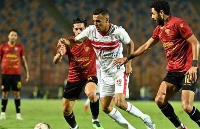 رياضة : تدريبات بدنية للاعبي الزمالك المشاركين في مباراة سيراميكا