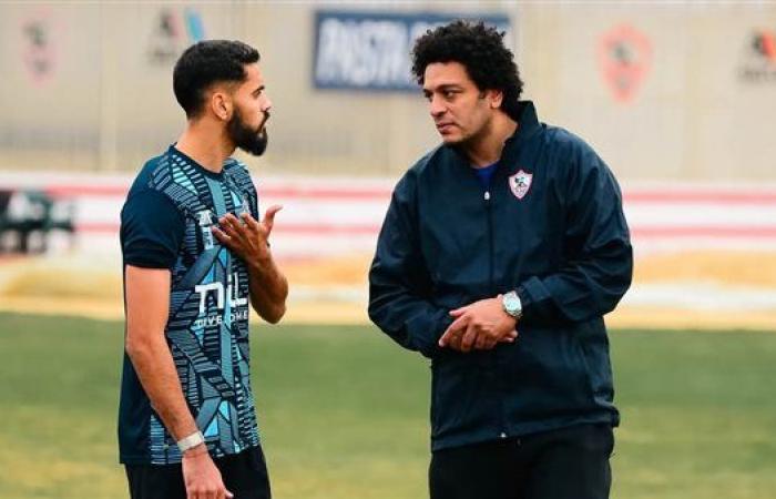 رياضة : مران الزمالك..بن تايك يواصل البرنامج التأهيلي