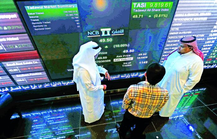 اخبار الاقتصاد اليوم ارتفاع جماعي للأسهم الخليجية.. و«أمريكانا» يقفز 9% في السعودية