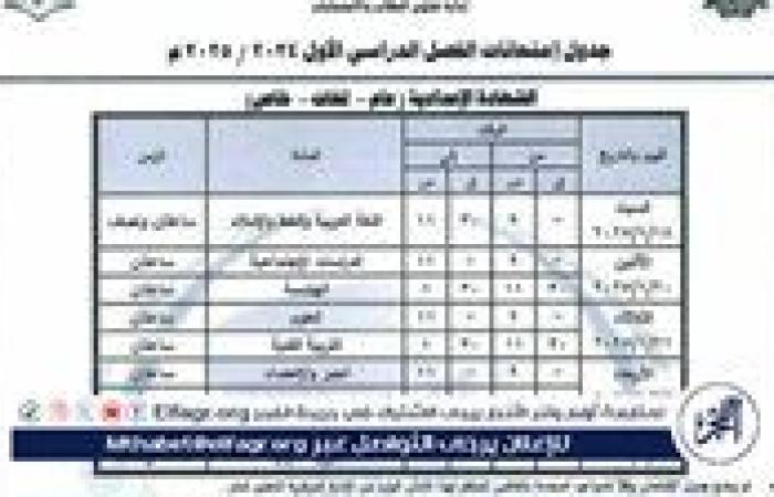 أخبار العالم : عربي وخط، إنطلاق إمتحانات الشهادة الإعدادية في المنيا