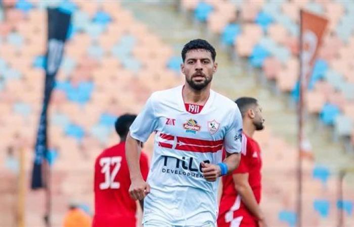 رياضة : مصطفى شلبي يمنح الزمالك التقدم في الشوط الأول